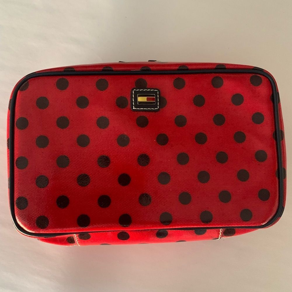 TOMMY HILFIGER Polka Dot Cosmetic/Toiletry Case